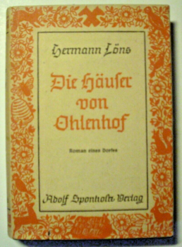 Die Häuser von Ohlenhof - Roman eines Dorfes von Hermann Löns (1917)